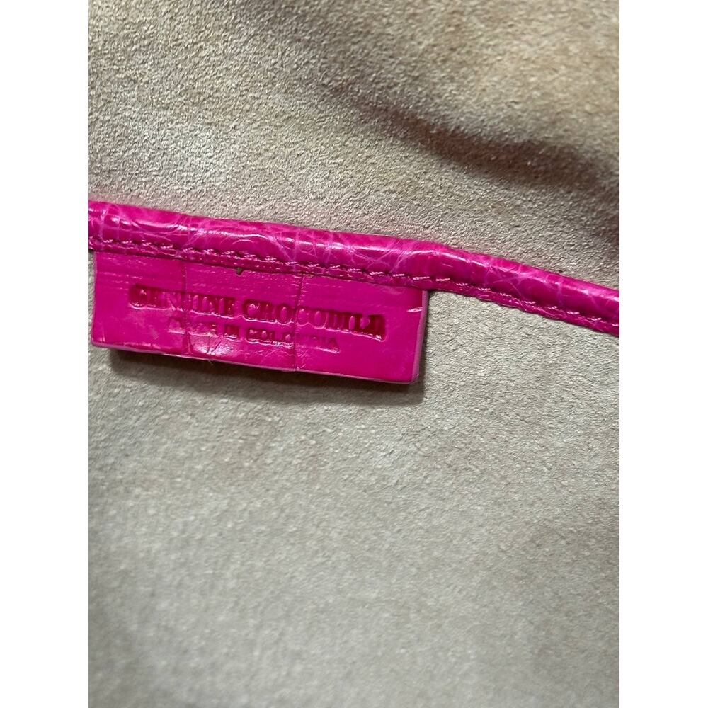 Nancy Gonzalez Pink Crocodile Tote - Picture 8 of 8